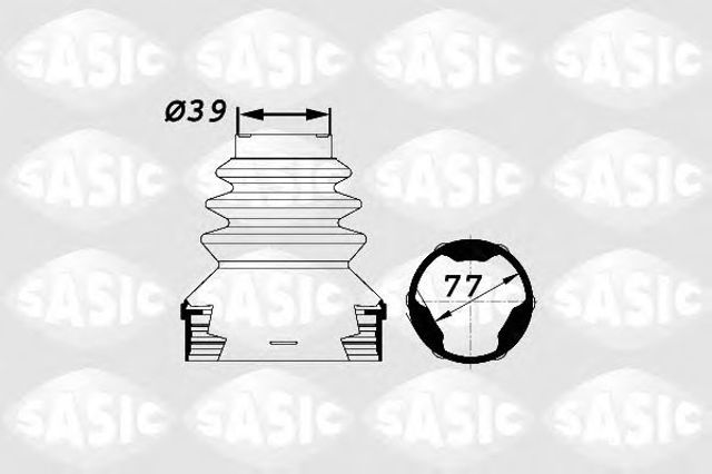 SASIC 1900002 Пыльник ШРУСа внутренний в наличии Черкассы