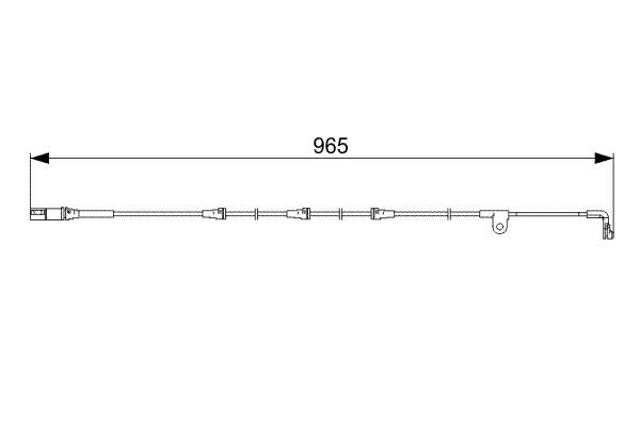 BOSCH 1987473027 Датчик износа тормозных колодок передний в наличии Каменское