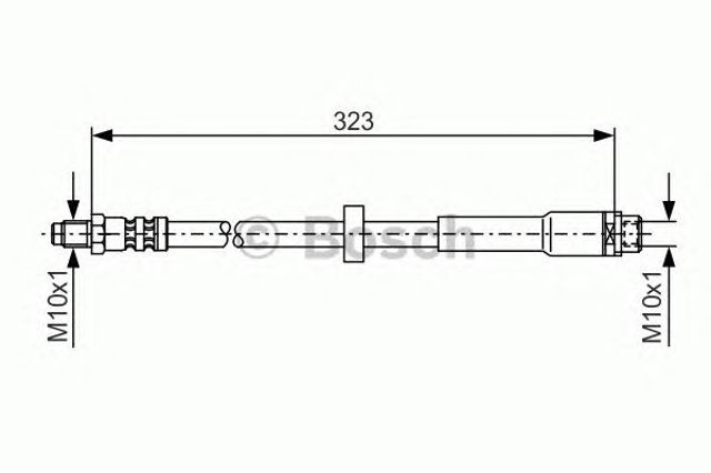 1987476293 BOSCH Задний тормозной шланг купить в Черкассы