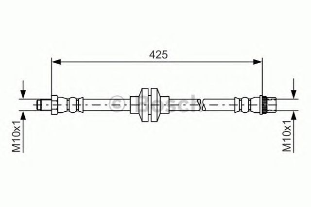 BOSCH 1987481567 Шланг тормозной передний в наличии Хмельницкий