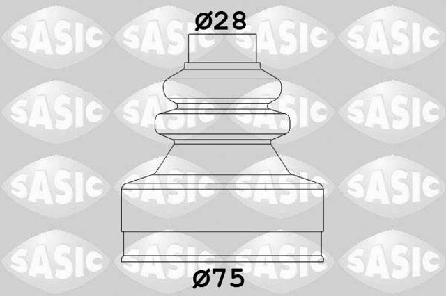 SASIC 2873773 Пыльник ШРУСа внутренний в наличии Ровно