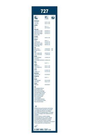 3397001727 BOSCH Щетка-дворник лобового стекла, комплект из 2 шт. купить в Полтава