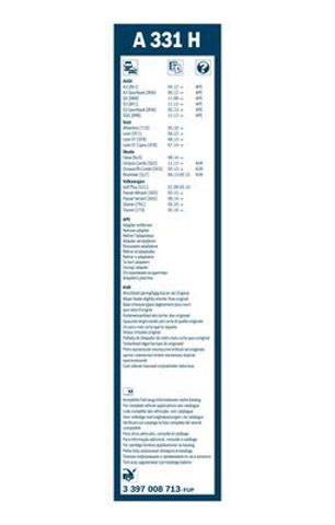 BOSCH 3397008713 Дворник задний в наличии Николаев