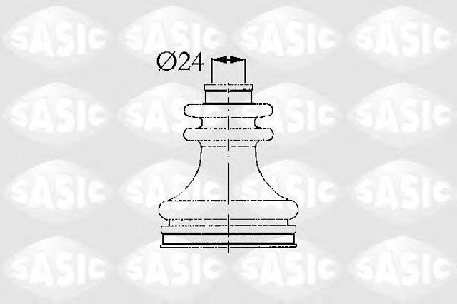 SASIC 4003425 Пыльник ШРУСа передней полуоси внутренний правый в наличии Запорожье