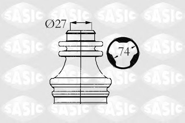 4003472 SASIC Пыльник ШРУСа внутренний купить в Ровно