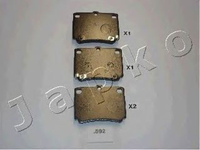 JAPKO 51592 Передние тормозные колодки в наличии Киев