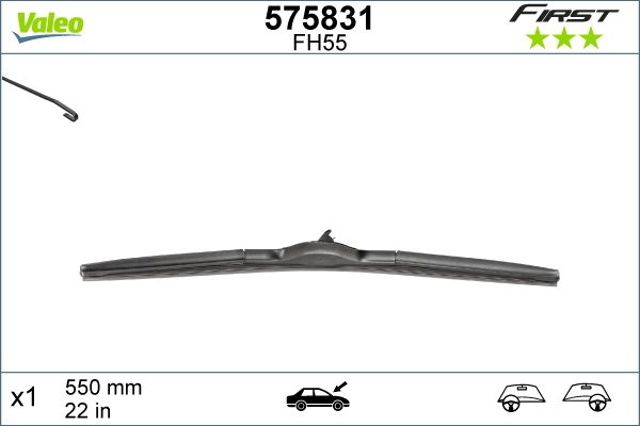 575831 VALEO Щетка-дворник лобового стекла водительская купить в Ровно