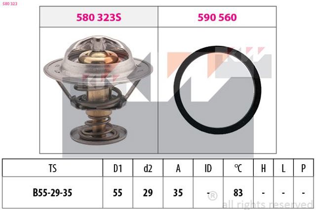 KW 580323 Термостат в наличии Запорожье
