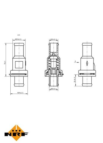 NRF 725166 Термостат дополнительный в наличии Кривой Рог