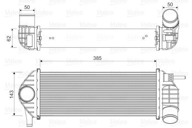 VALEO 818584 Радиатор интеркуллера в наличии Сумы