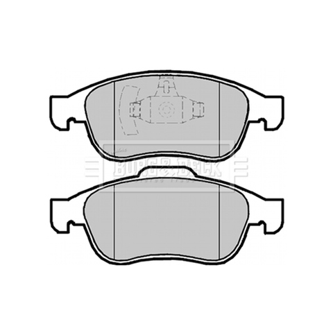 BBP2098 BORG&BECK Колодки тормозные передние дисковые купить в Тернополь