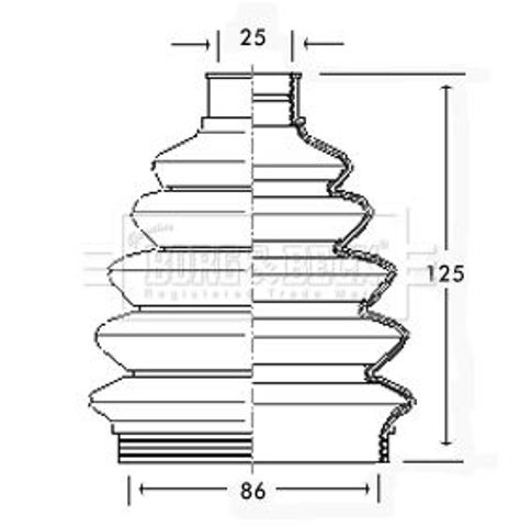 BCB2302 Пыльник ШРУСа передней полуоси наружный купить Николаев