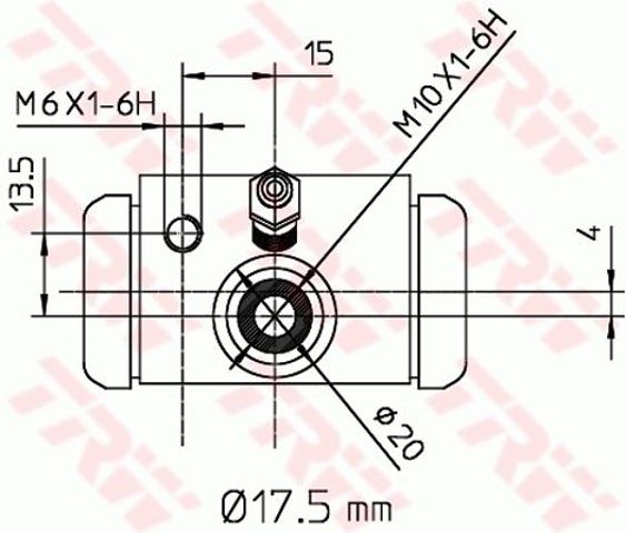 BWC243 Цилиндр тормозной колесный купить Киев