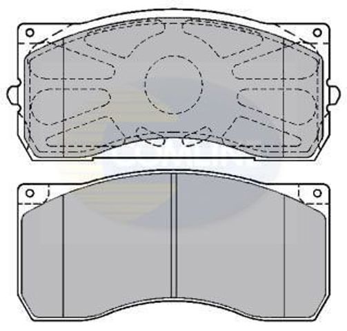 Передние тормозные колодки CBP9075K COMLINE