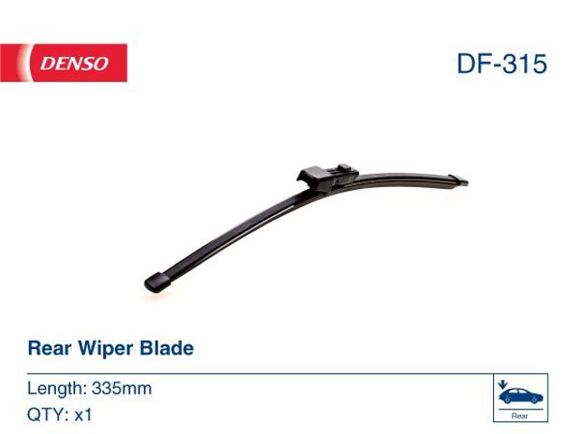 DENSO DF315 Щетка-дворник заднего стекла в наличии Николаев