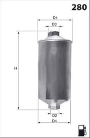 MECAFILTER ELE3569 Фильтр топливный в наличии Запорожье