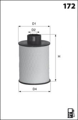 ELG5322 MECAFILTER Топливный фильтр купить в Черкассы