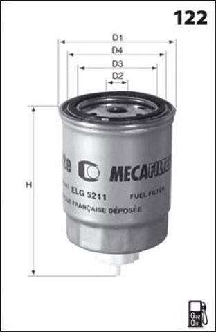 ELG5535 MECAFILTER Фильтр топливный купить в Ирпень