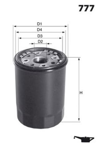 MECAFILTER ELH4275 Масляный фильтр в наличии Каменское