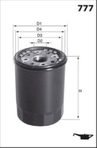 ELH4275 MECAFILTER Масляный фильтр купить в Житомир