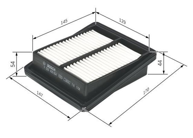 BOSCH F026400054 Воздушный фильтр в наличии Львов
