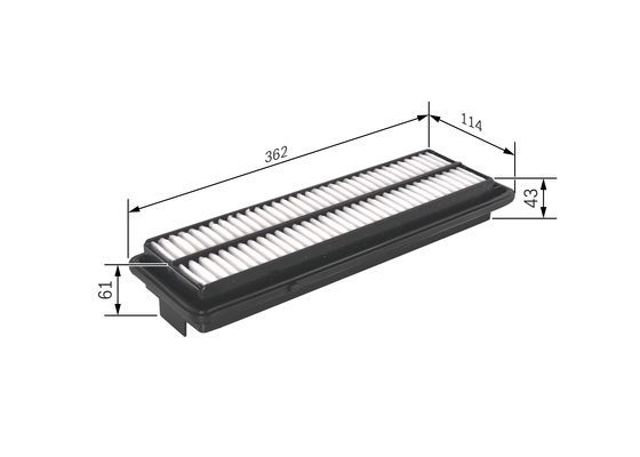 F026400232 BOSCH Воздушный фильтр купить в Полтава