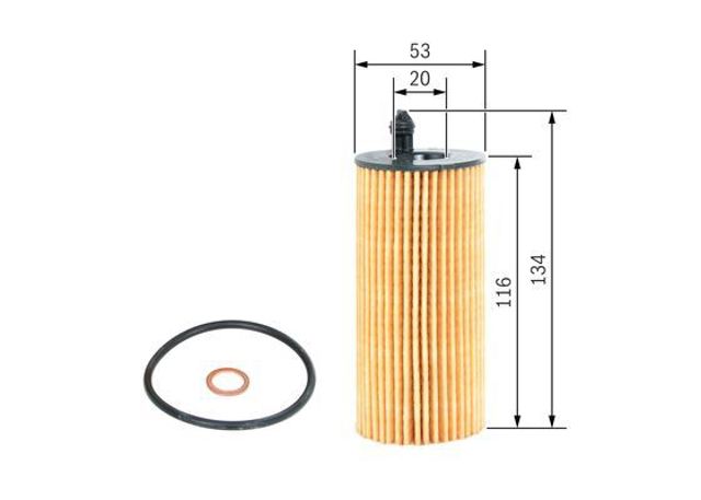 F026407205 BOSCH Масляный фильтр купить в Каменское
