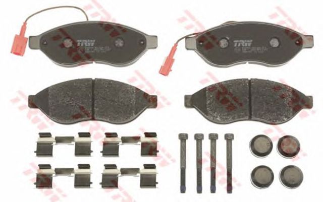 TRW GDB1681 Колодки тормозные передние дисковые в наличии Кривой Рог