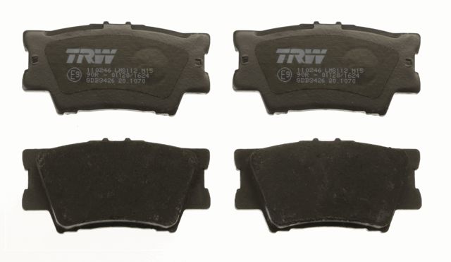 TRW GDB3426 Колодки тормозные задние дисковые в наличии Украина