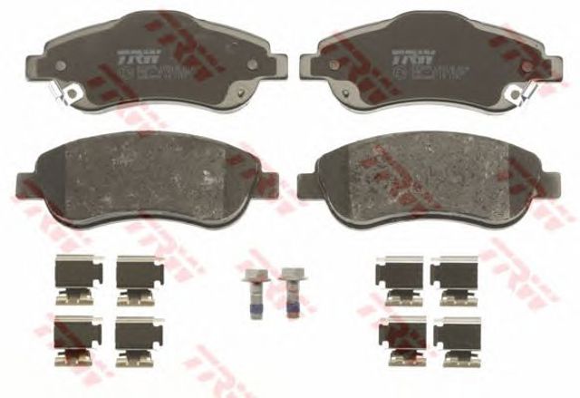 TRW GDB3445 Колодки тормозные передние дисковые в наличии Львов