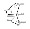 Комплект ремня газораспределения K015688XS GATES