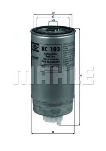 KC103 Фильтр топливный купить Ровно