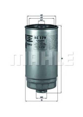 MAHLE KC179 Фильтр топливный в наличии Запорожье