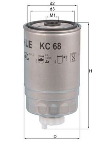 KC68 Топливный фильтр купить Николаев