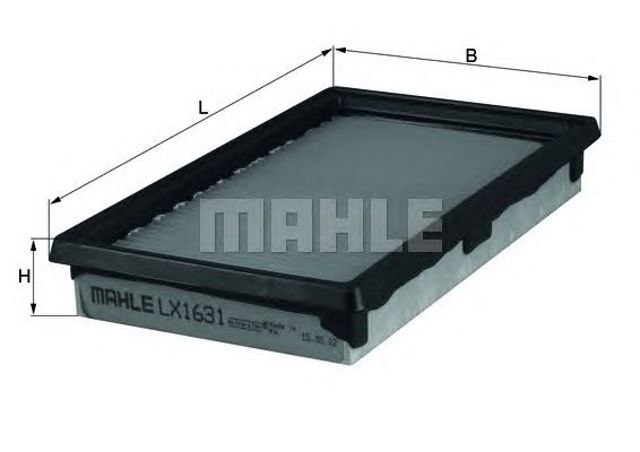 MAHLE LX1631 Фильтр воздушный в наличии Николаев