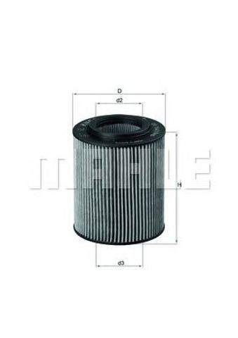 MAHLE OX1541D Фильтр масляный в наличии Павлоград