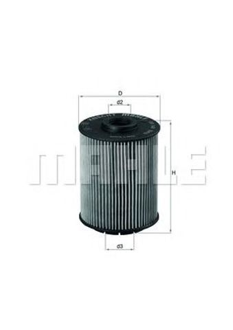 MAHLE OX160D Фильтр масляный в наличии Харьков