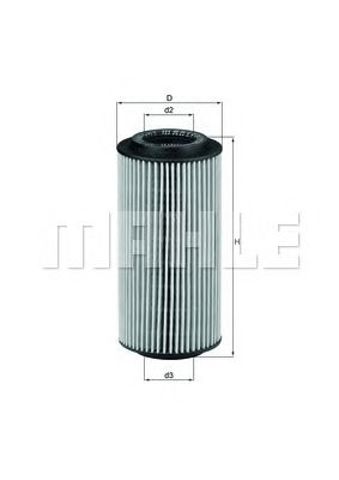 MAHLE OX179D Фильтр масляный в наличии Ровно