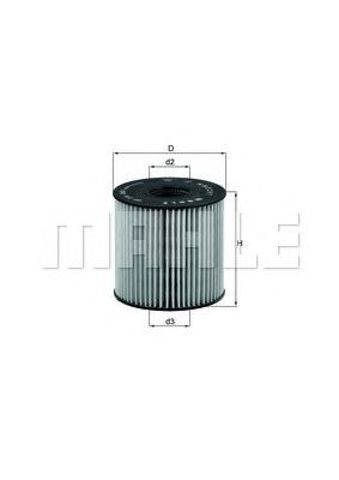 MAHLE OX210D Масляный фильтр в наличии Одесса