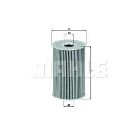 MAHLE OX351D Фильтр масляный в наличии Черновцы