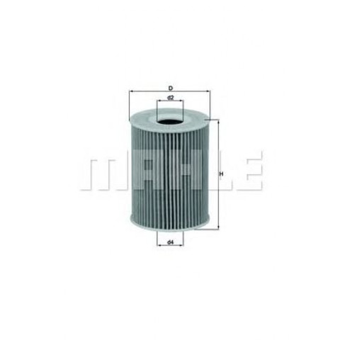 MAHLE OX380D Фильтр масляный в наличии Черкассы