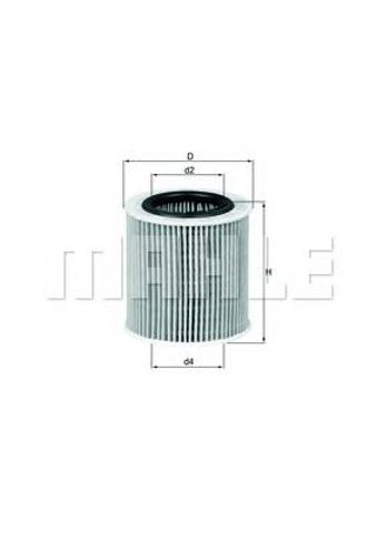 MAHLE OX387D Масляный фильтр в наличии Полтава