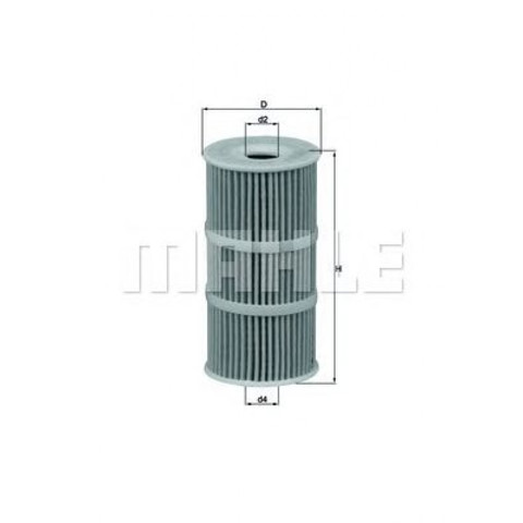 MAHLE OX3891D Фильтр масляный в наличии Ужгород