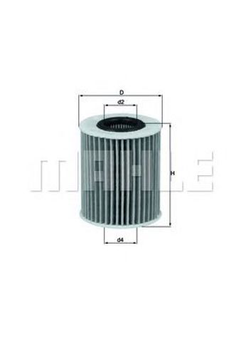 OX413D2 MAHLE Фильтр масляный купить в Киев