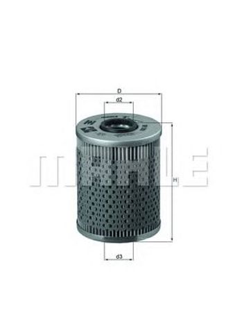 MAHLE OX68D Фильтр масляный в наличии Ирпень