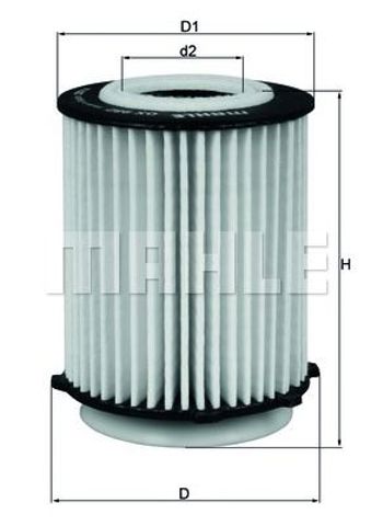 OX982D MAHLE Масляный фильтр купить в Сумы
