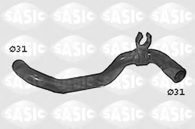 SASIC SWH4194 Шланг (патрубок) радиатора охлаждения верхний в наличии Ирпень