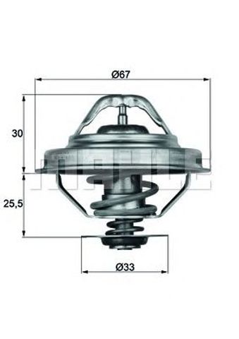 MAHLE TX2888D Термостат в наличии Николаев