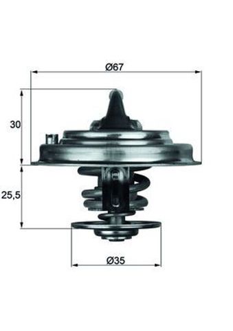 MAHLE TX3087D Термостат в наличии Черкассы