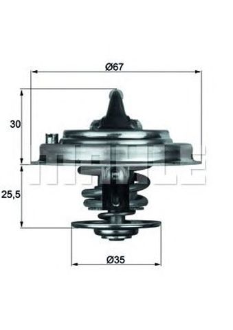 MAHLE TX3087D Термостат в наличии Одесса